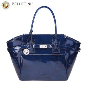 Pelletini blue handbag